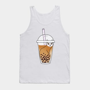 Boba Cat Tank Top